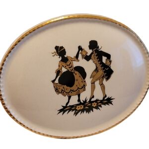 VINTAGE SZEILER COURTING COUPLE POSY VASE